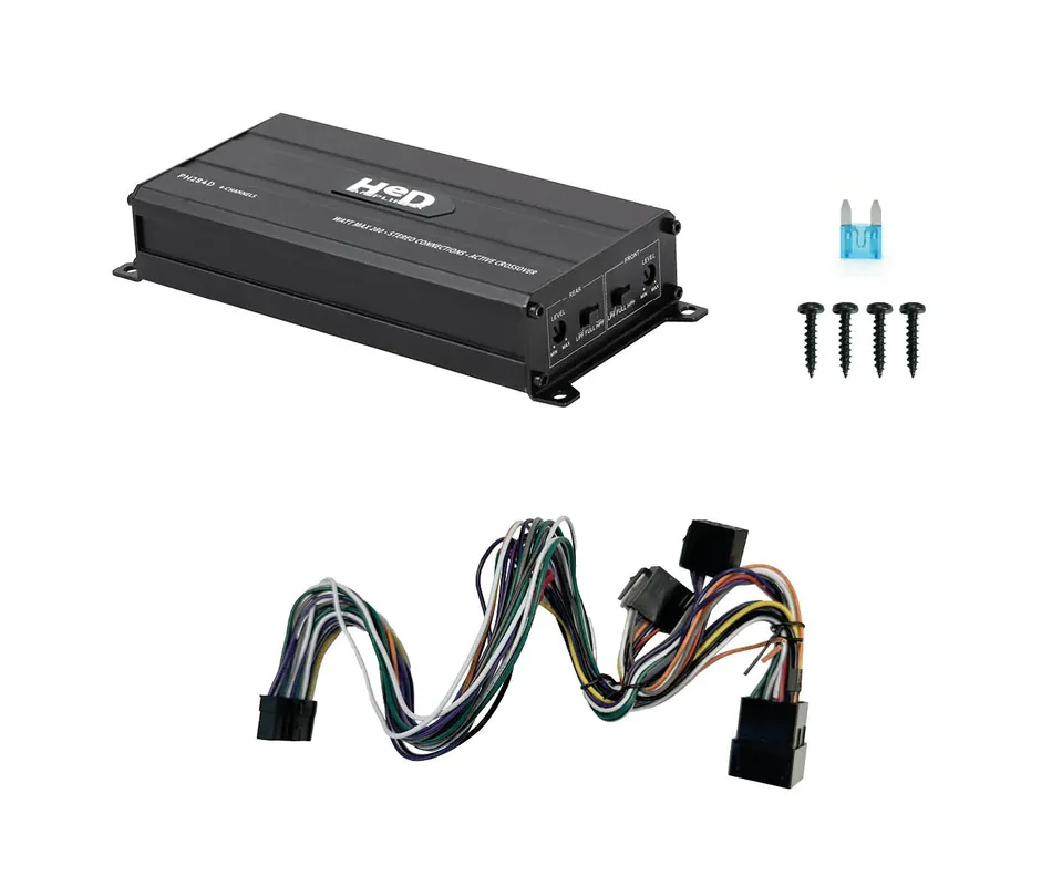 Phonocar PH284D Mini Amplificatore HED Classe D ISO 4 canali da 70W Reso Gratuito