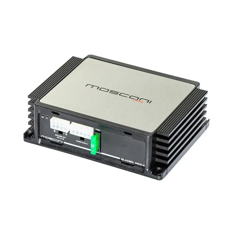 Offerta Limitata MOSCONI PICO 4 Amplificatore 4 canali 4x90 Watt @ 4Ohm 2x85 Watt + 1x245W BTL @ 4Ohm