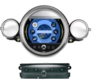 Hardstone HS BMN13-ALZ-1 Autoradio per BMW MINI R60 (2011-2015), Android 11, finitura BLACK Esclusivo