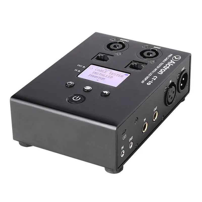 Prezzo Scontato ALCTRON CT-10 TESTA CAVI TESTER PER CAVI MULTI CONNETTORE 8 CONNETTORI BATTERIA RICARICABILE CON TEST TONO + PHANTOM