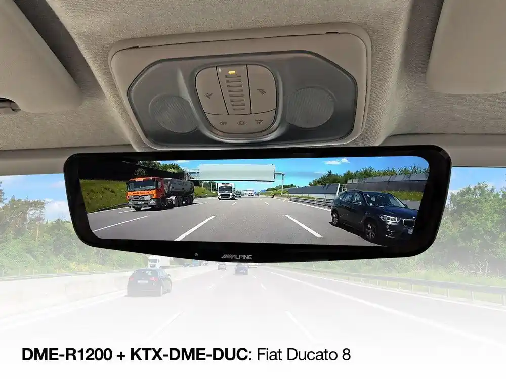 Alpine KTX-DME-DUC Kit installazione specifico DME-R1200 specchietto digitale su Fiat Ducato, Jumper, Boxer Offerta Del Giorno