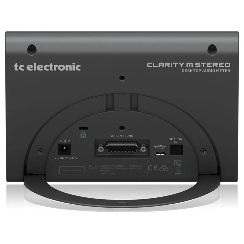 Subito Disponibile TC ELECTRONIC CLARITY M STEREO DESKTOP AUDIO METER MISURATORE DI LIVELLO STEREO DISPLAY HD 7" EX-DEMO