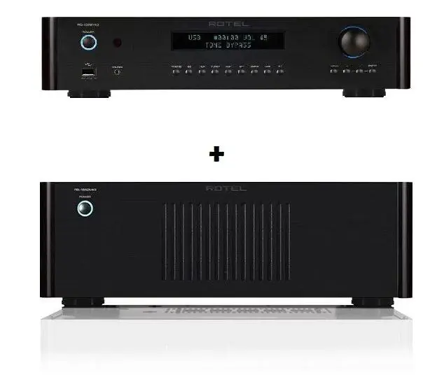 ROTEL RC-1572 MKII + RB-1552 MKII Amplificatore Finale 120+120W + Preamplificatore Hi-fi **OCCASIONE** Subito Disponibile