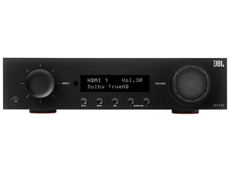 JBL MA310 BLACK Amplificatore A/V multicanale 5.2. Potenza 5x60W su 8ohm in classe D Compra Adesso