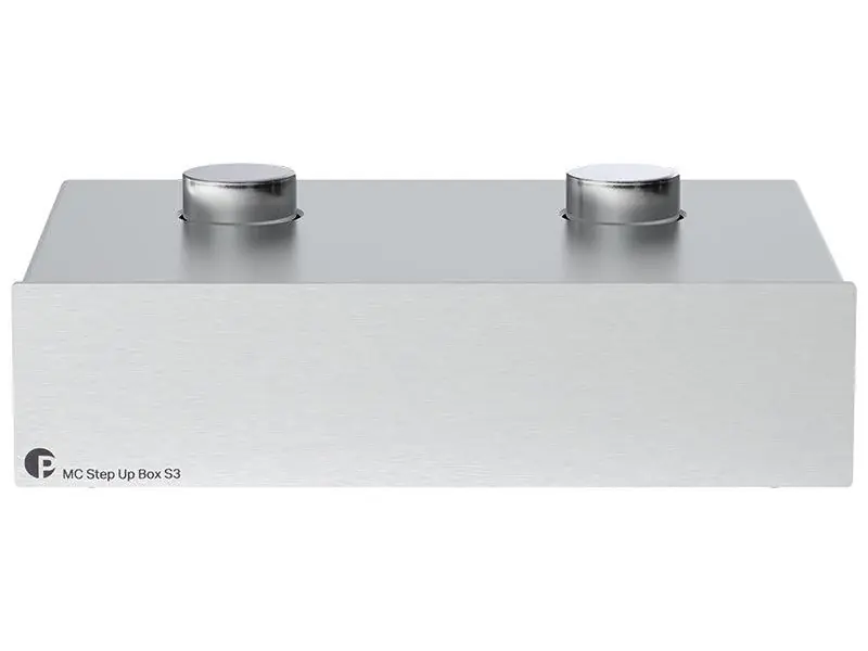 Ultime Pezzi Pro-Ject MC Step Up Box S3 SILVER Step UP per testine MC. Circuitazione Dual-Mono. Trasformatori di altissima qualità