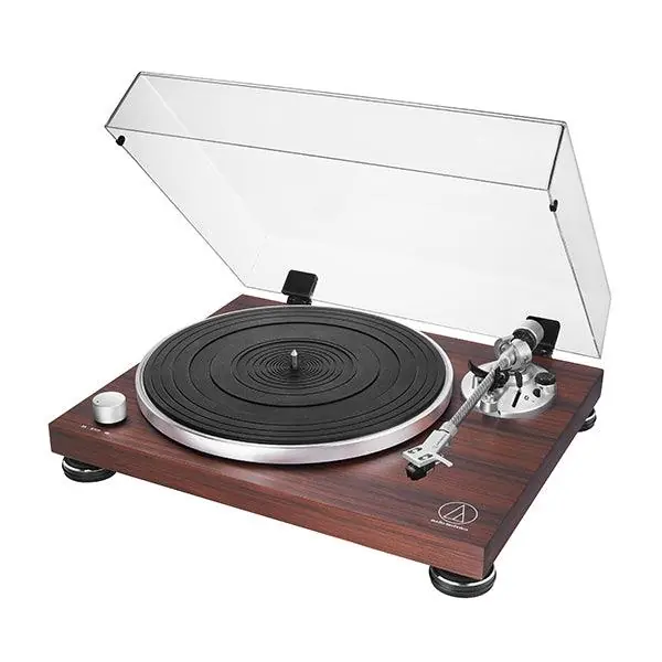 Audio Technica AT-LPW50BT RW Giradischi CON TRAZIONE A CINGHIA CON BASE IN LEGNO e BLUETOOTH Esclusivo