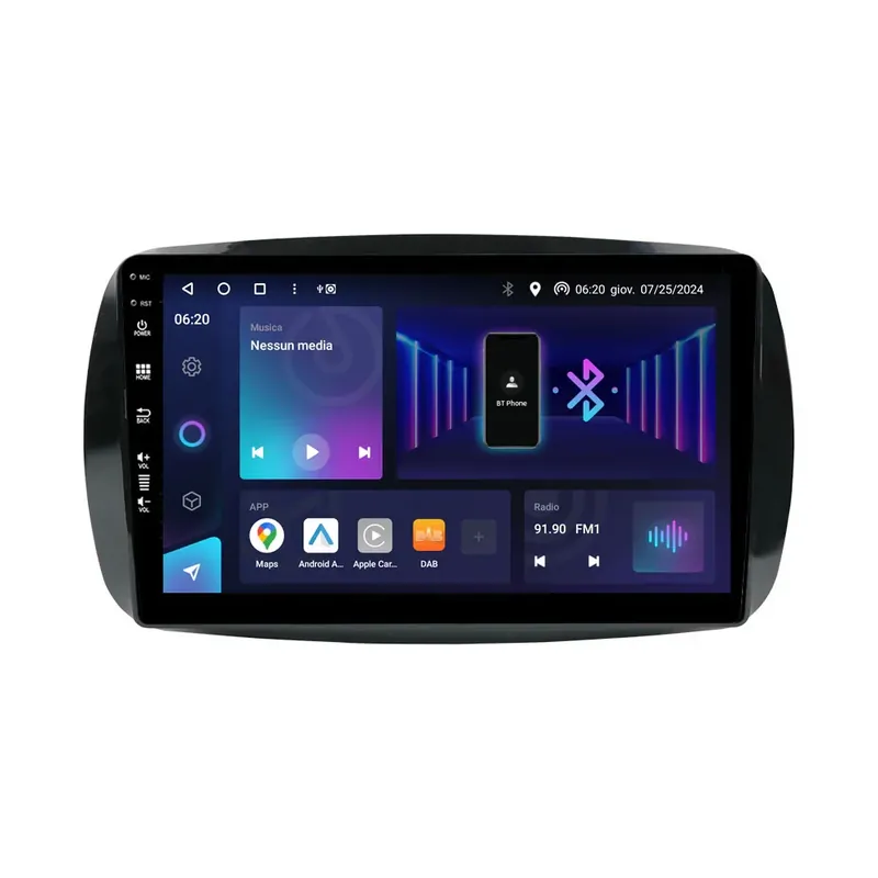 Phonocar SM318 Autoradio per SMART 453 dal 2016 CUSTOM FIT 9" Android 13 Prezzo Conveniente