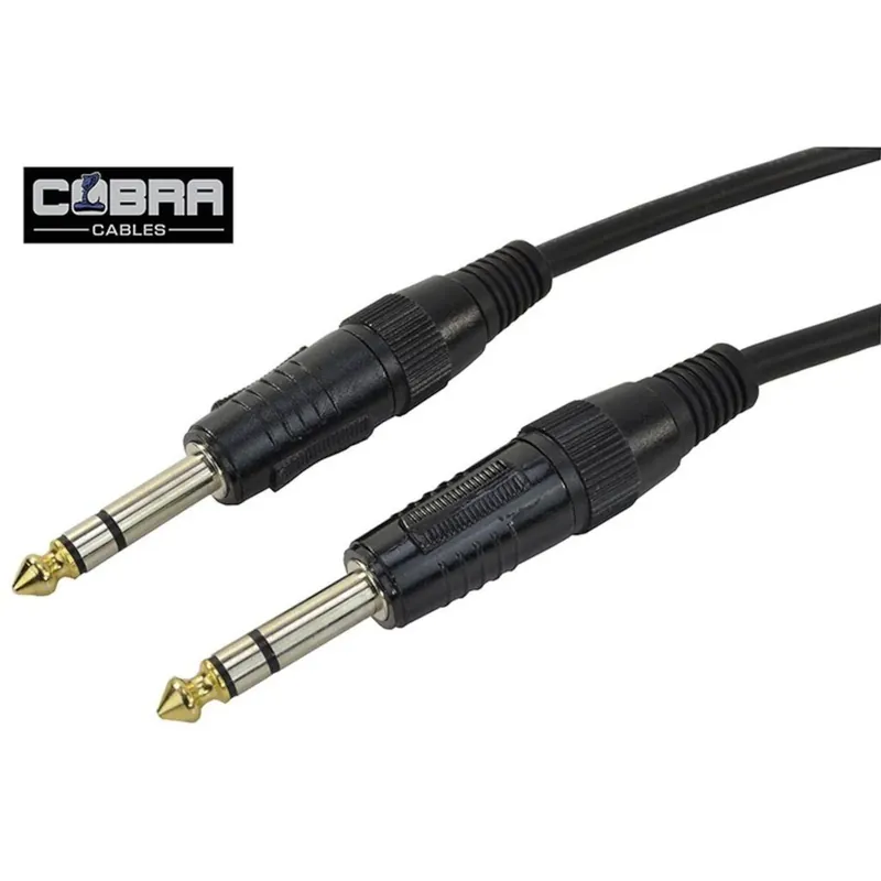 Promo Stagionale COBRA CL010-005 CAVO JACK STEREO 6,35MM A JACK STEREO 6,35MM 50 CENTIMETRI
