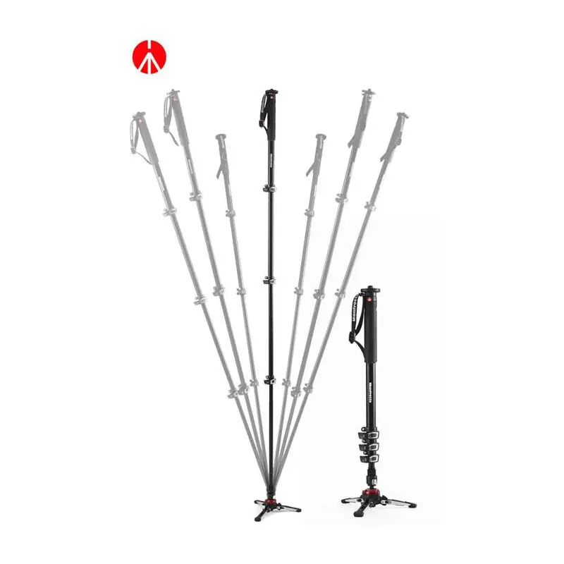 A Buon Prezzo MVMXPROA4 Manfrotto Monopiede video XPRO+ alluminio, 4 sezioni, base fluida