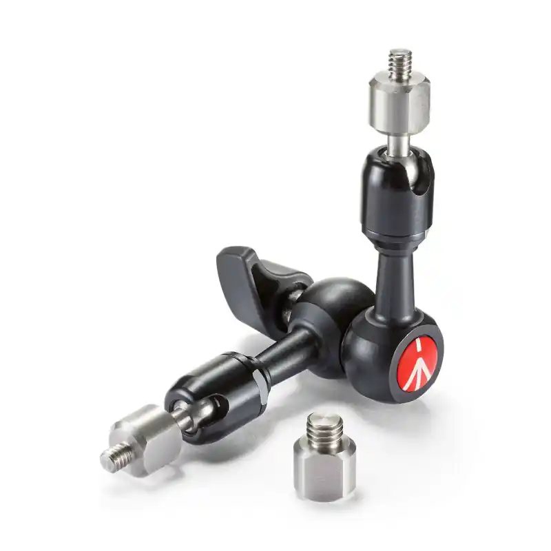 244MICRO Braccetto Manfrotto frizionato 244 dimensione base (15cm) Consegna Rapida