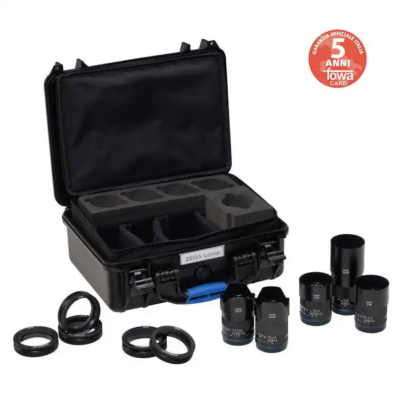 Super Prezzo KIT ZEISS LOXIA VIDEO BUNDLE 5 ottiche + lens gear + valigia