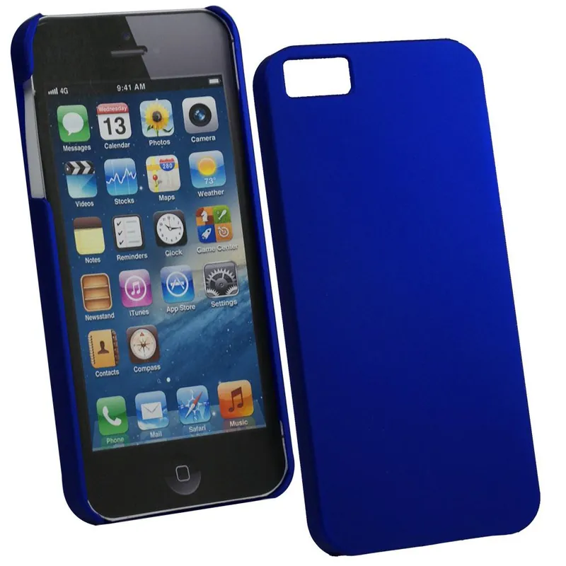 Custodia Rigida per iPhone 5/5S Blu Prezzo Scontato