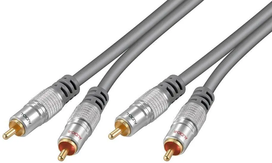 Cavo Audio 2RCA M/M 2.5mt Alta qualità Grigio Acquista Ora