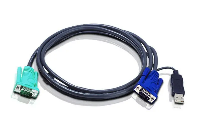 Economico Cavo per KVM 15 HD Poli a 15 Poli e USB, 2L-5203U