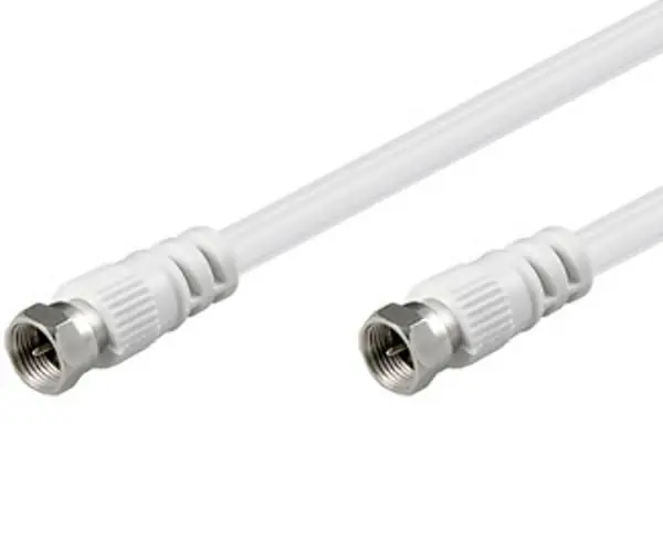 Cavo Antenna Satellite F/F 1,5 mt bianco Non Perdere