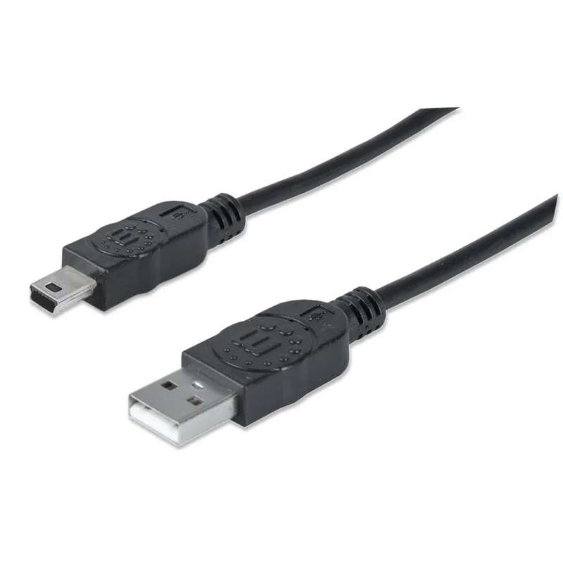 Cavo USB 2.0 A maschio/mini B 5 pin maschio 0,3 m Nero Promo Stagionale