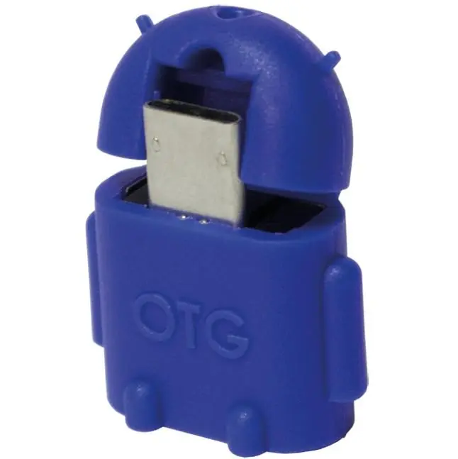 Adattatore USB 2.0 OTG MicroB M / A F per Smartphone/Tablet Blu Ordina Subito