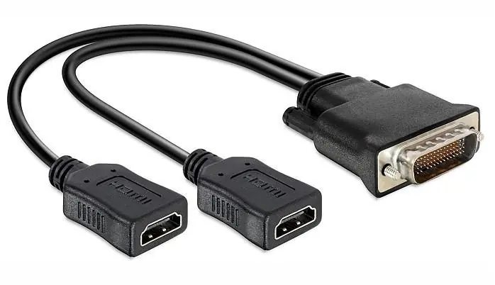 Sconto Cavo Sdoppiatore DMS59 a 2x HDMI 25cm Nero