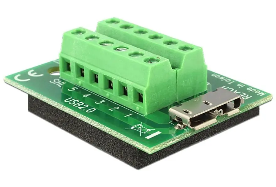 Adattatore Micro USB Femmina Terminal Block 12 pin Scelto Dai Clienti