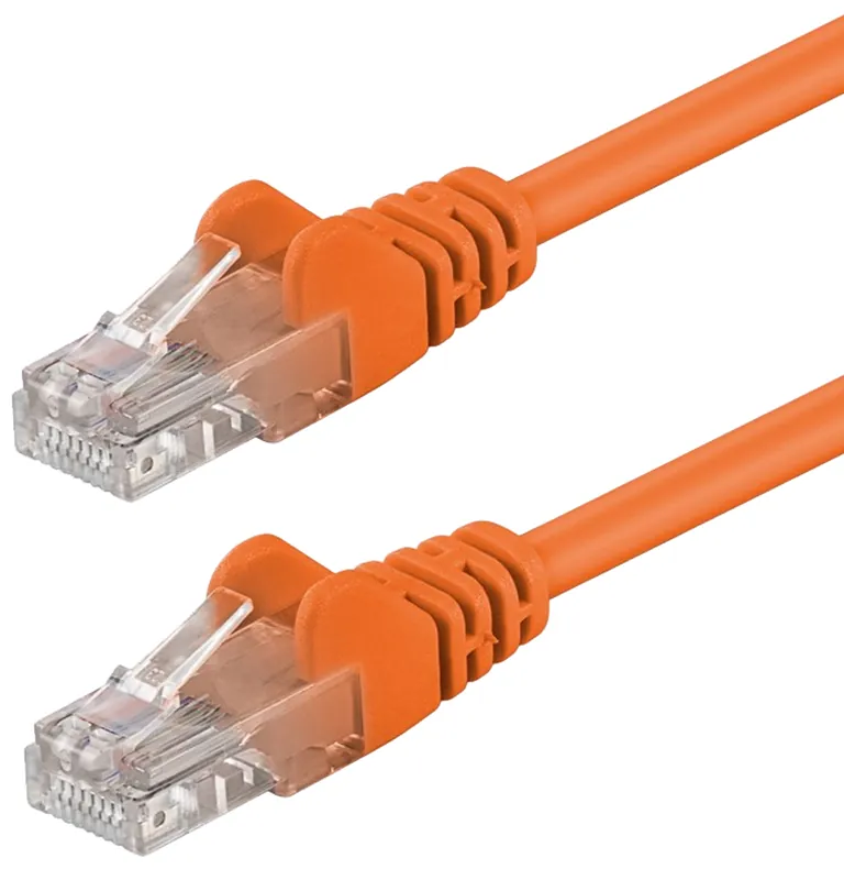 Cavo di rete Patch in Rame Cat. 6 Arancione UTP 3 m Prezzo Basso
