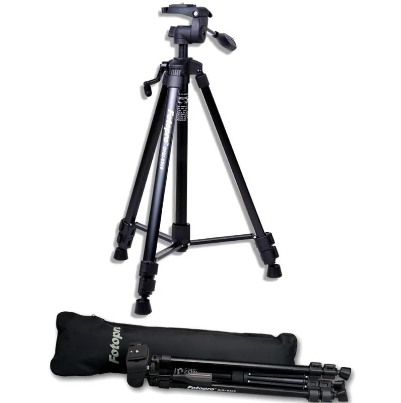 Esclusivo Cavalletto Treppiede Professionale per Telecamere, Fotocamere Digitali