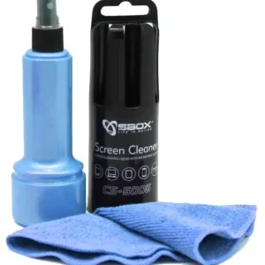 Reso Gratuito Spray di Pulizia per Monitor LCD con Panno in Microfibra Blu