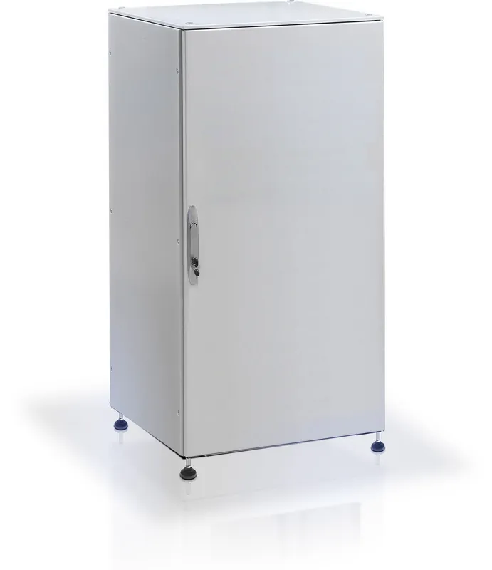 Armadio rack 19" a pavimento 42U grigio IP55 porta cieca prof. 800 mm Nuovo Arrivo