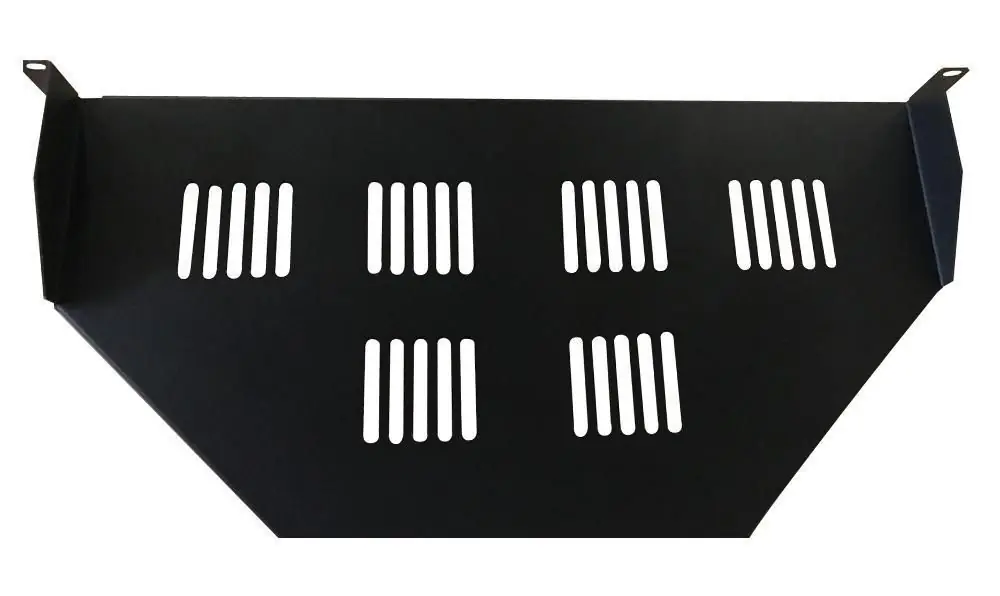 Mensola per Rack 19" Angolare P.350mm Nero Novità