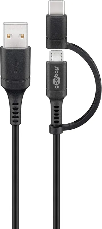 Cavo USB A / Micro B con Adattatore USB-C™ Prezzo Conveniente