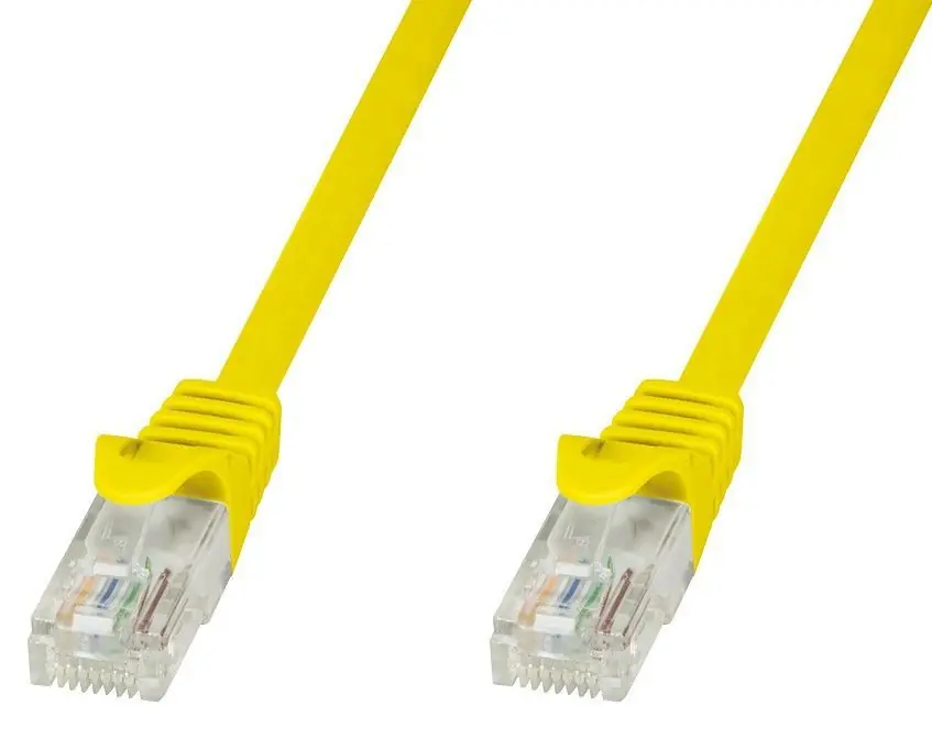 Cavo di Rete Patch in Rame Cat.6 Giallo UTP 3 metri Ultime Pezzi