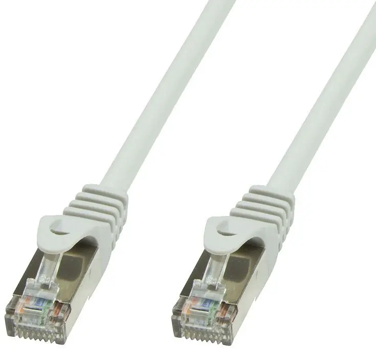 Cavo di rete Patch in rame Cat.6 Grigio SFTP LSZH 2m Offerta Limitata