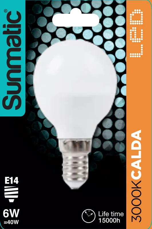 Lampadina LED E14 Bianco Caldo 6W 480lm Classe A+ Scelto Dai Clienti