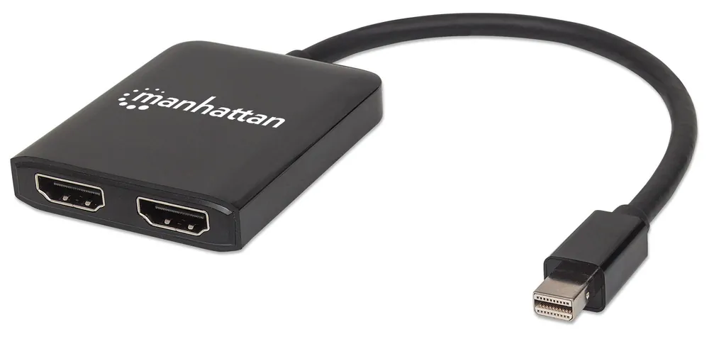 Novità Splitter Hub Mini DisplayPort a 2 porte HDMI con MST