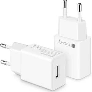 Caricatore Alimentatore USB-A da Muro 5V 2.4A per Smartphone o Tablet Solo Oggi