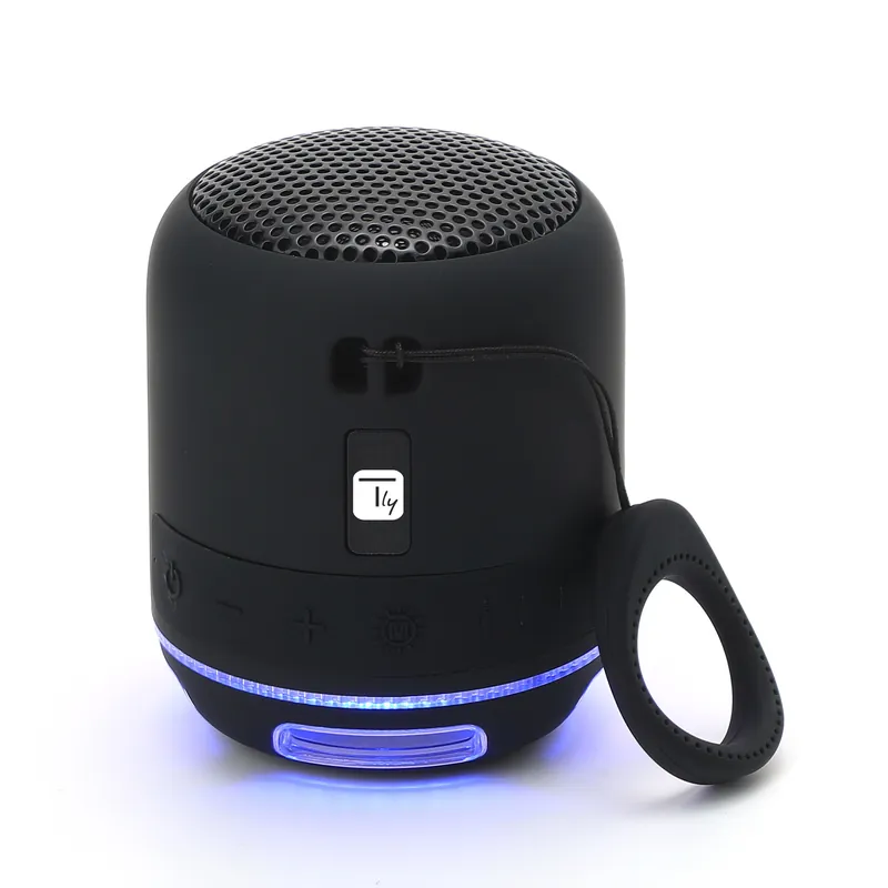 Affare Altoparlante Wireless Speaker Portatile con Vivavoce e Luci LED Nero