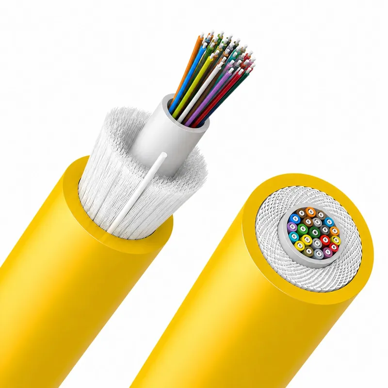 Bestseller Cavo Loose Dielettrico da Interno 24 fibre 9/125 OS2 B2ca LSZH Giallo