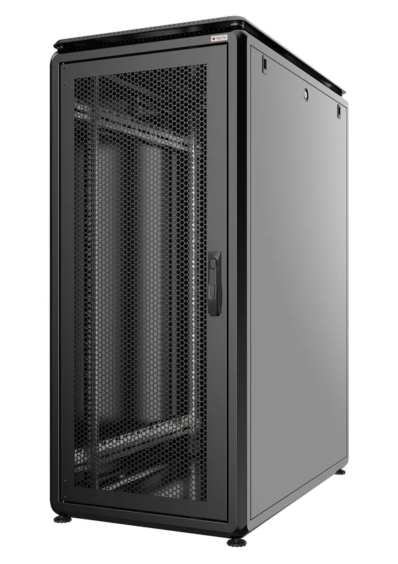 Esclusivo Armadio Server Rack 19" 800x1200 42U Nero Porta Grigliata serie Evolution Ventilato