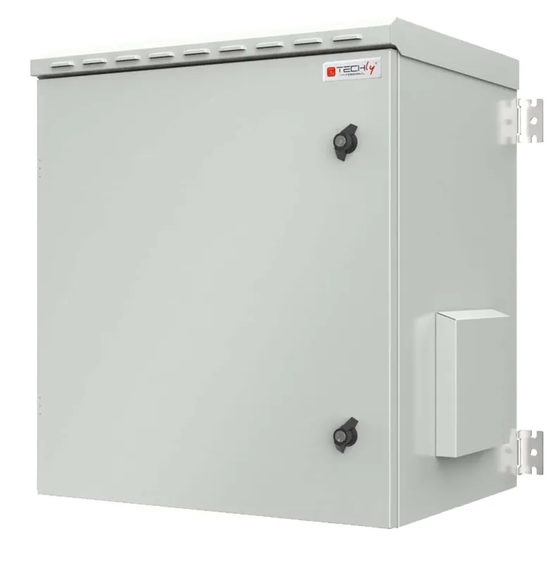 Scelto Dai Clienti Armadio Rack 19" a Parete 20U Grigio IP55 Porta Cieca prof. 450 mm