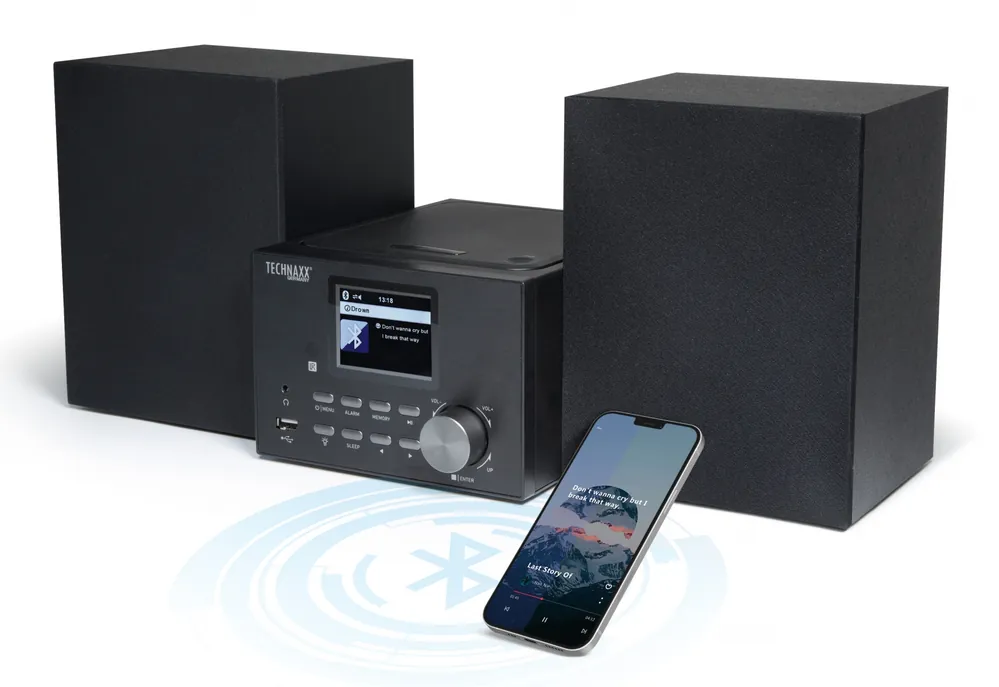 DAB+ Internet Stereo Bluetooth V5.0 Lettore CD MP3, TX-178 Professionale
