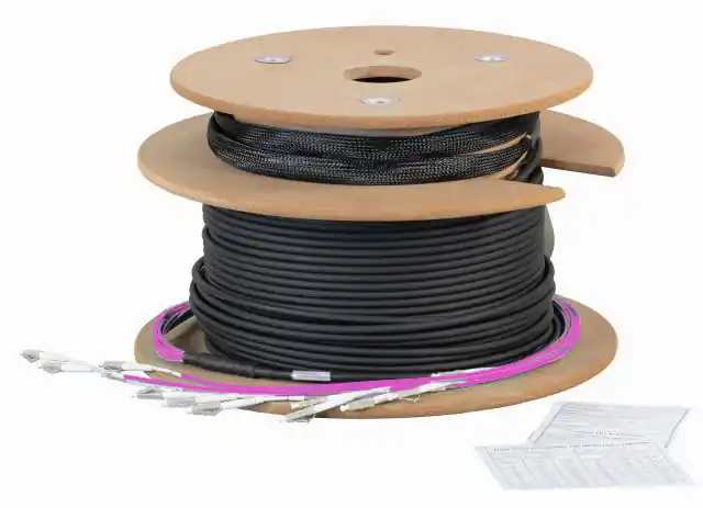 Cavo Fibra Ottica Multimodale 4 Fibre OM4 Dca LC/LC 50/125 100 m Prezzo Di Fabbrica