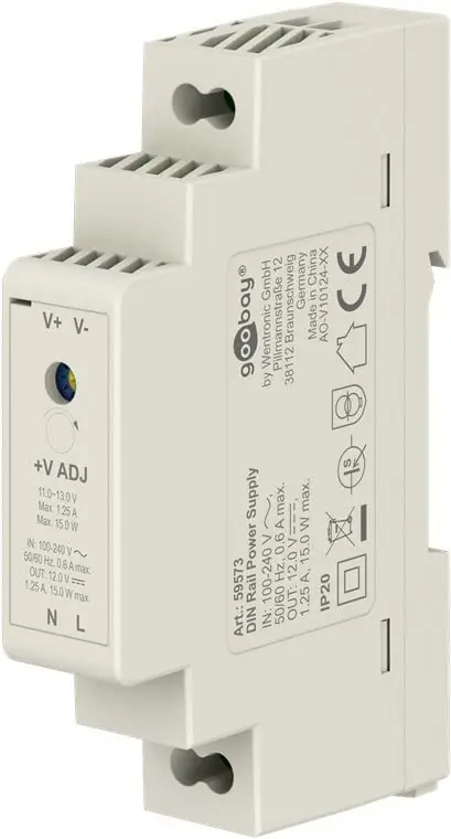 Compra Adesso Alimentatore su Guida DIN 12V 1,25A 15W