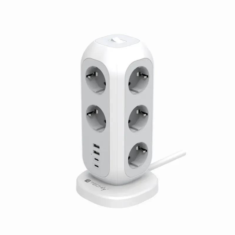 Multipresa da Tavolo Torretta di Alimentazione 11 Prese Schuko 2 USB-A e 2 USB-C™ Acquista Ora